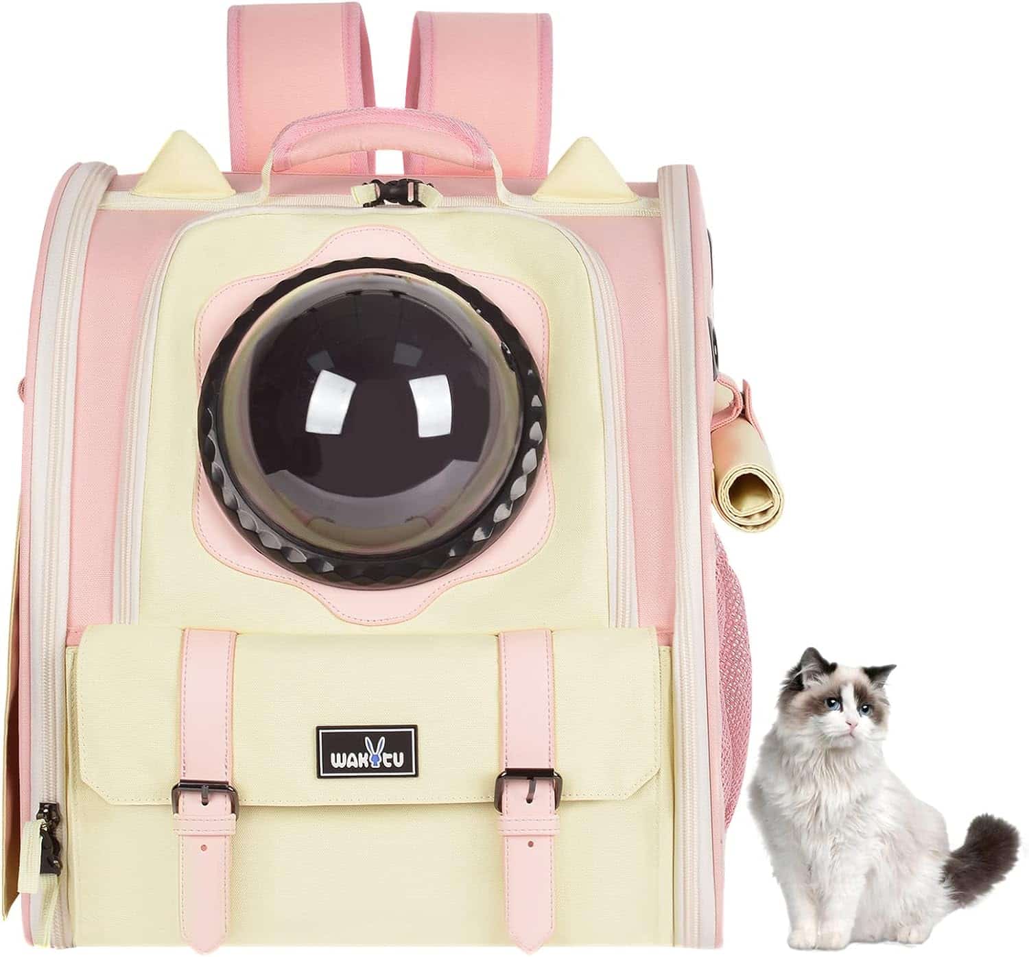 Wakytu Clear Bubble Cat Carrier Backpack